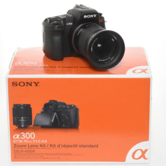 Sony Alpha A300 + 18-70mm f/3.5-5.6 Begagnad